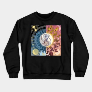 YinYang SunMoon Crewneck Sweatshirt